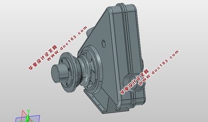 基于摩托动力的轻装灭火救援射水泵及其附件设计(含CAD图,UG三维图)